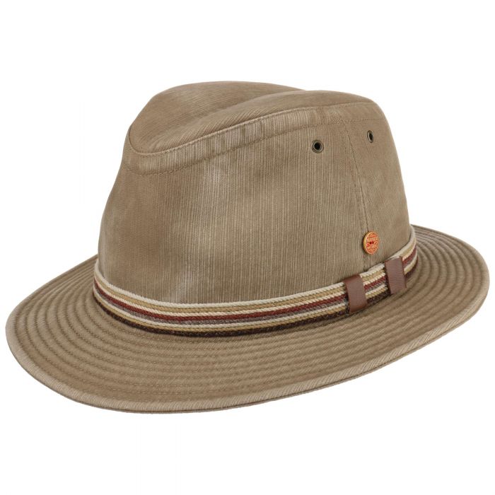 Accessoires Hoeden Vilten hoeden MAYSER Vilten hoed bruin gestippeld casual uitstraling 