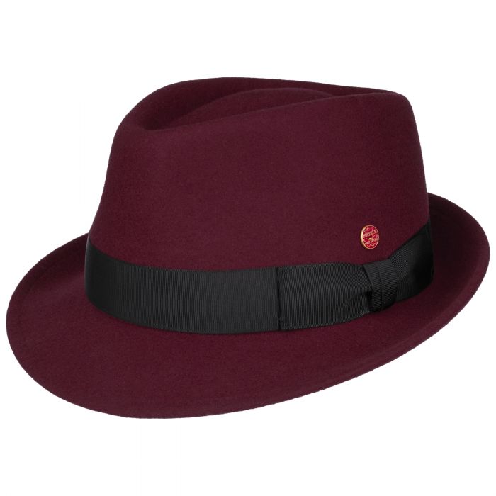 Classico Trilby Hat bordeaux