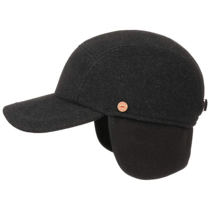 Tonito Wool Earflaps Cap anthracite