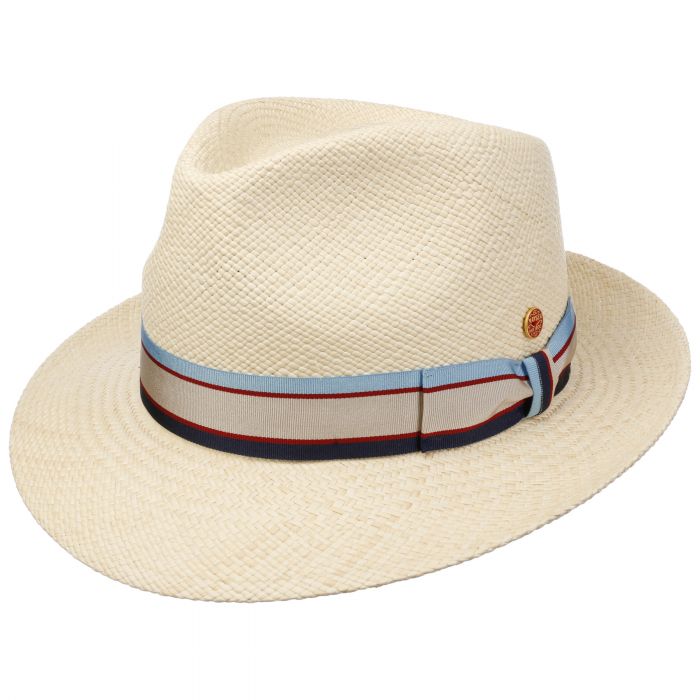 Manuel Stripes Panama Hat nature