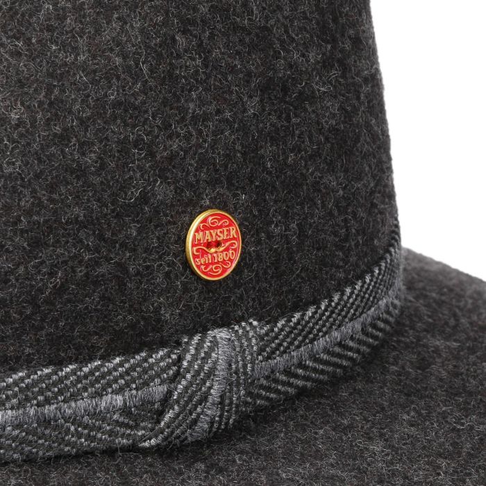 Gedeon Plus Traveller Wool Hat anthracite-mottled
